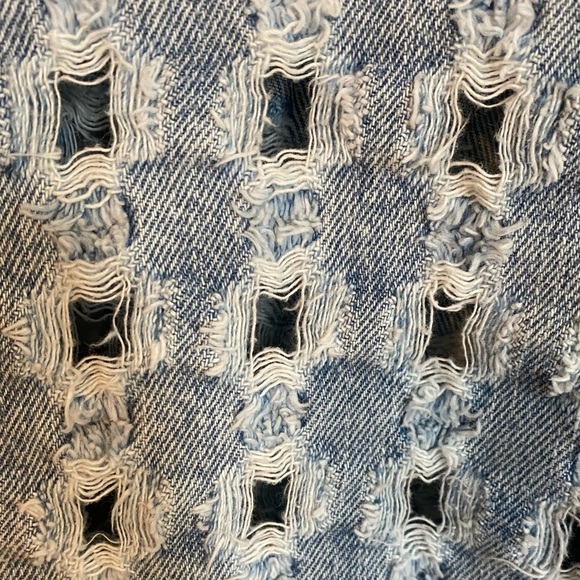 NWT Revice Laser Cut Jeans Distressed Size 27 - Picture 8 of 13